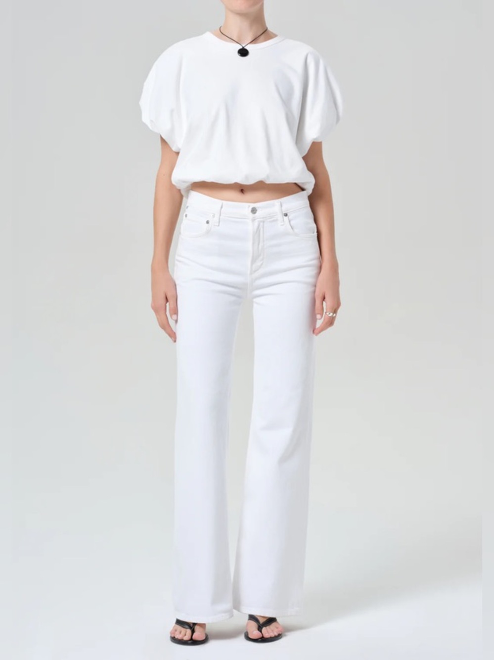Citizens Of Humanity Kimberly 70’s Flare in White Size 27
